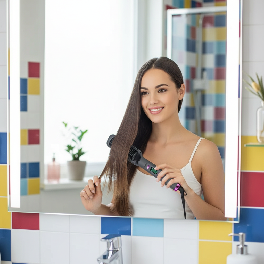 Electric Hot Comb Multifunctional Straight Hair Straightener Comb Negative Ion Anti-Scalding Styling Tool Straightening Brush