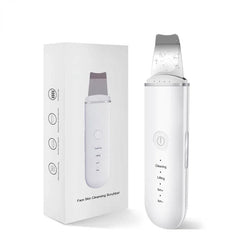 Ultrasonic Skin Scrubber Vibration Face Spatula Blackhead Remover Shovel Clean Cavitation Peeling Facial Lifting Skin Care